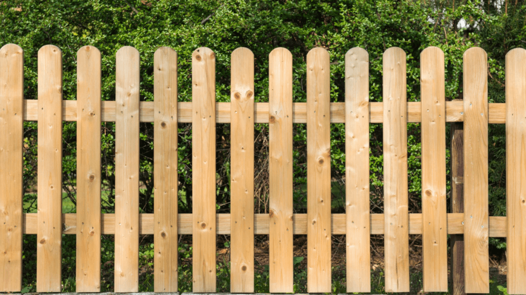 Clôture en bois