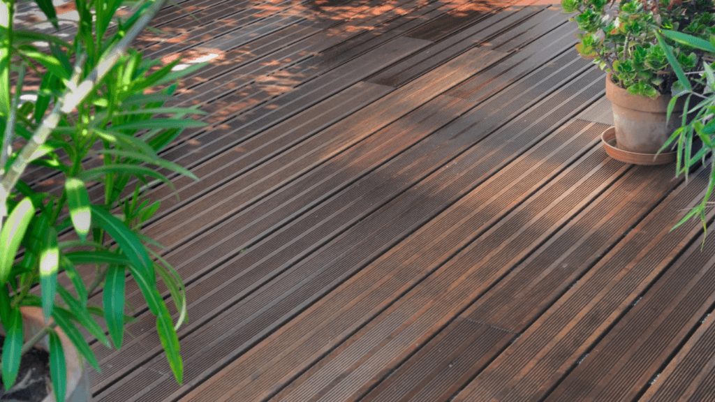 Petite terrasse bois